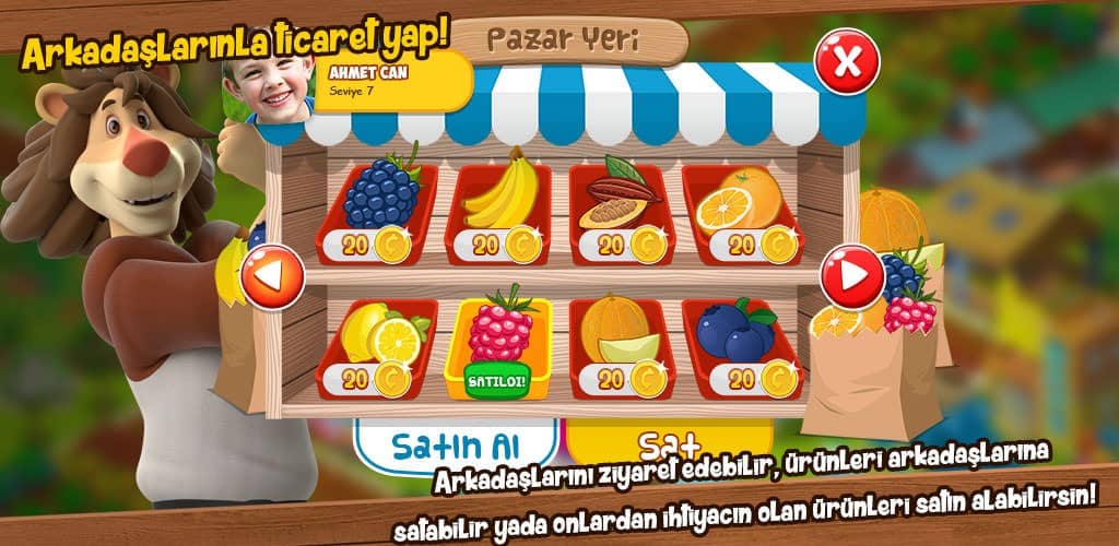 Çiftçilik Oyunları - Aslan Max’ın Fabrikası