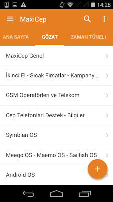 MaxiCep Mobil Uygulama
