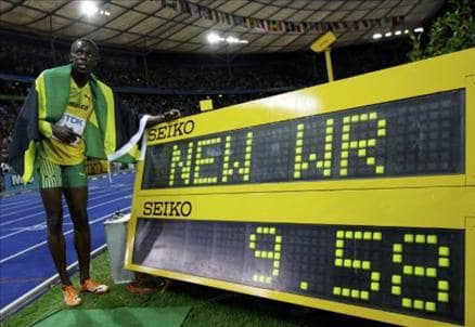 100 metre yeni dünya rekoru
