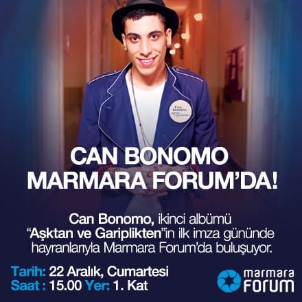 Read more about the article Can Bonomo Marmara Forum’da