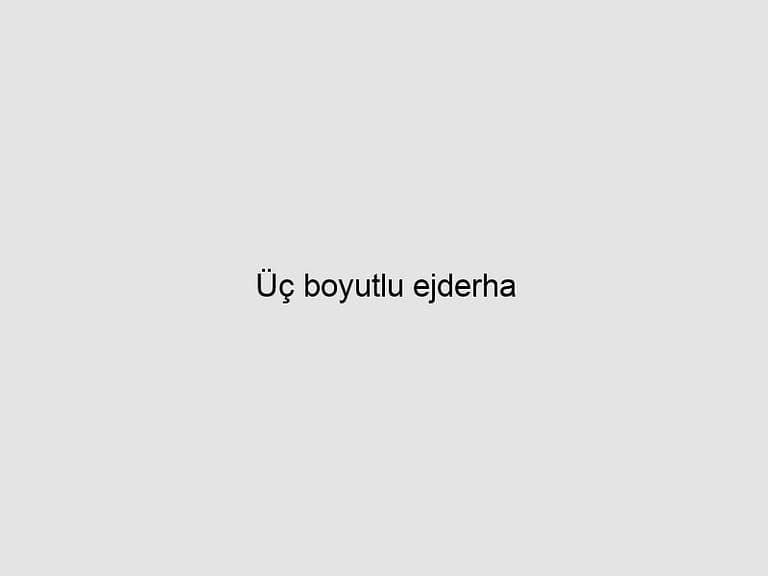 Read more about the article Üç boyutlu ejderha