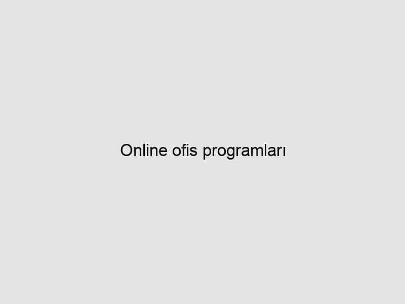 Online ofis programları