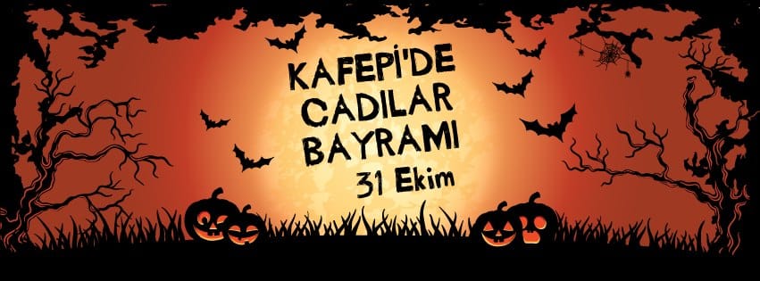 Zombiler, vampirler bu akşam diriliyor. Cadılar Bayramı KafePi’de kutlanıyor!